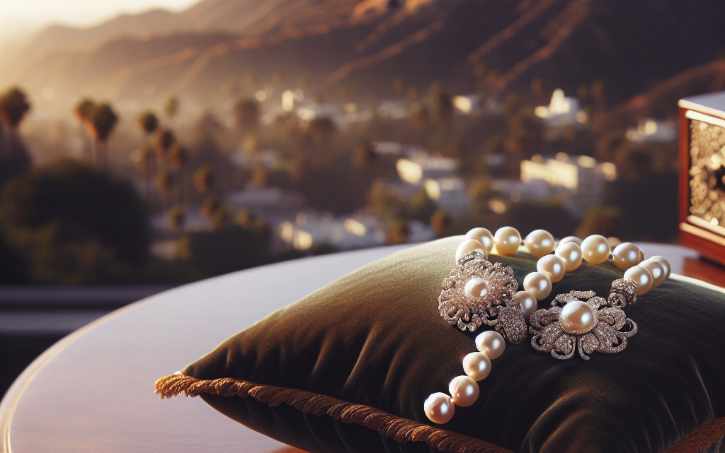 Eine exklusive Perlenveranstaltung in den Hollywood Hills